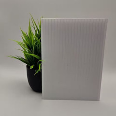 48 In. X 96 In. X 0.157 In. (4Mm) White Corrugated Twinwall Plastic Sheet