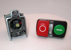 XB4BW73731G5 Genuine SCHNEIDER Illuminated double headed push button FAST SHIP