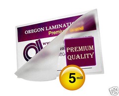 1000/pack Prayer Cards Hot Laminating Pouches 5 Mil 2-3/4 x 4-1/2, 2.75 x 4.5