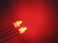 100pcs, 2mm Round Top Diffused Red Yellow Blue Green White LED Diodes Leds Light