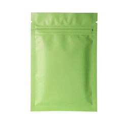 100/200/500 Matte Green Smell Proof Mylar Foil Bags Resealable Zip Seal Pouch