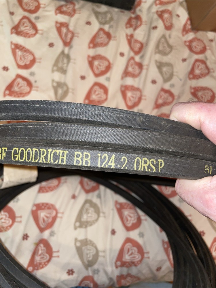 BF Goodrich BB 124-2 ORSP Hex Belt, BB, (0.656in x 128.6in OC) New Old Stock