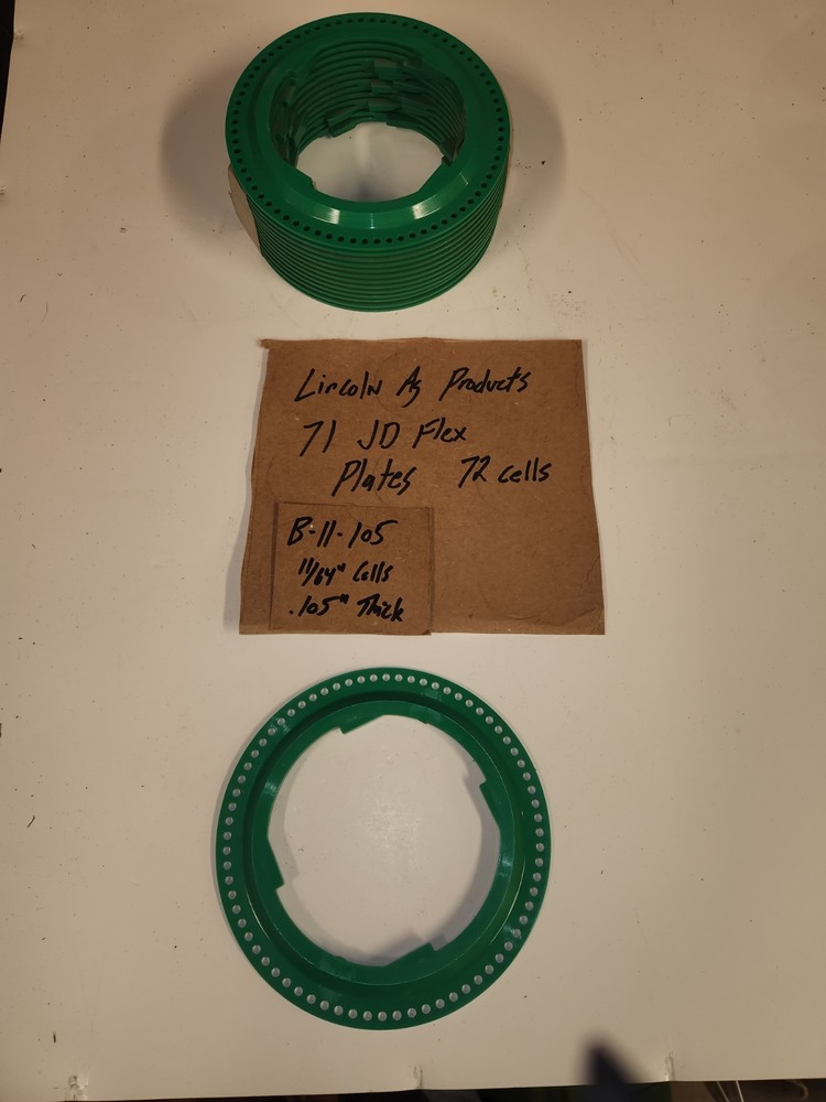 John Deere 71 Flex 72 cell Sugarbeet Sorghum Seed Plate