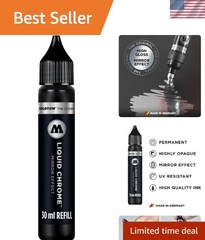 30ml Liquid Chrome Alcohol Refill – UV Resistant Paint Marker for Creativity