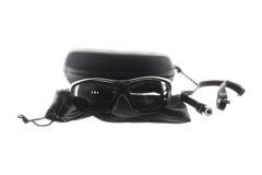 Tinted Safety Glasses Sport Sunglasses – Adjustable Temples with Case & Pouch