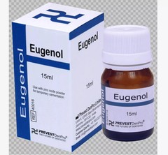 Dental EUGENOL 15ml Pack use with Zinc Oxide Powder for Temporary Cementation