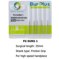 WAVE Dental Carbide Surgical Burs 557L 701 FG SL Bur 25mm FGOS High Speed Burr