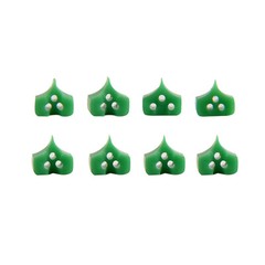 40Pcs Dental Silicone Add-On Wedges Disposable Delta Tine Wedges for Orthodontic