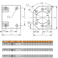 SFU1204/1605/2005/2505 Ballscrew with End Machine & Support &Housing& Coupler