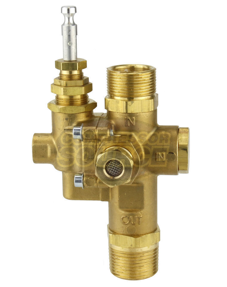Gas Air Compressor Unloader Check Valve Combo 145 – 175 PSI 3/4″ Inlet & Outlet