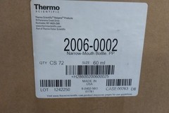 Thermo Scientific Nalgene 2006-0002 72 Pk 2 Oz Narrow-Mouth Bottle