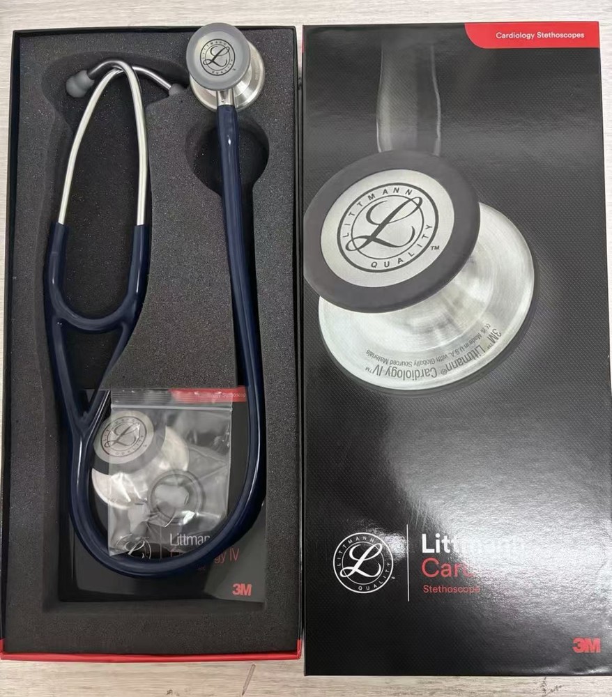 3M Littmann Cardiology IV Stethoscope, 6154,navy blue Cardiac pulse