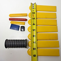 Lot of Rubber Ball Valve Replacement Handle Sleeves Milwaukee Ideal