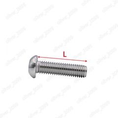 304 Stainless Steel Hex Socket Bolt Button Head Screws 2# 4# 6# 8# 10# 1/4 5/16