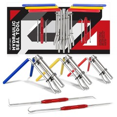 5 Pcs Hydraulic Seal Installation Tool Kit, Hydraulic Cylinder Piston Repair
