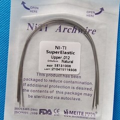 10Packs Dental Super Elastic NITI Arch Wires Orthodontic Round Natural Form Arcs