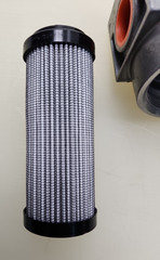 Parts Only Parker Hydraulic Filter 4VA83 + New Filter Element Included 932612Q