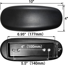 Office Chair Armrest Replacement Arm Pads Universal 4″ or 5.5″ Mounting Hole …
