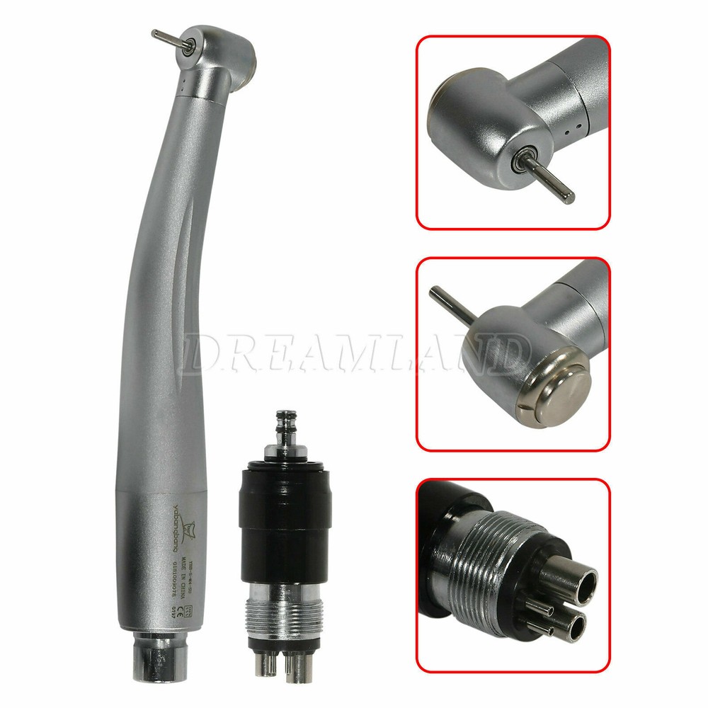 1-5* Dental High Speed Handpiece Standard Head & 4Hole Quick Coupling Attach