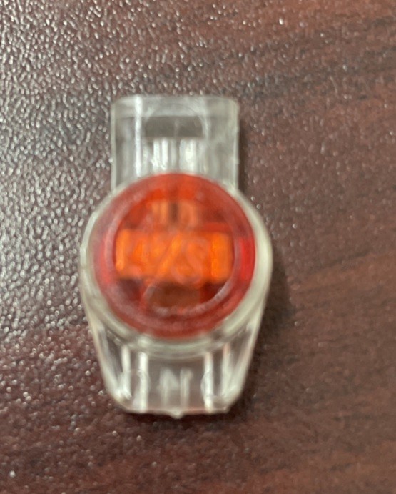 MORRIS 10754 Insulation Displacement Connector 3 Port, Red 19-26 Wire Range 25PC
