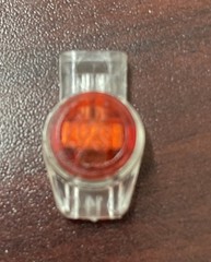 MORRIS 10754 Insulation Displacement Connector 3 Port, Red 19-26 Wire Range 25PC