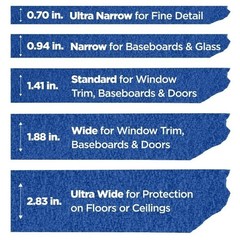 Multi-Surface Painters Tape Removable Indoor Outdoor UV Resistant 14 Days New