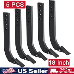 5 PCS Box Blade Shank for Tractor 16″ Ripper Shanks Scarifier Tooth with 4 Holes