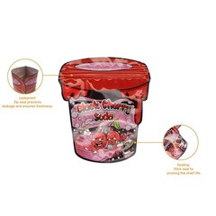 3.5g Black Cherry Soda Printed Mylar Bags 4×4.5in Smell Proof Resealable Pouches