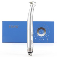 COXO High Speed Handpiece 4-Hole LED CX207 Dental Air Turbine Generator Spray