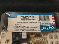New ICM271 Fan Blower Control Board for Carrier Bryant Direct Replacement ICM271