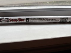 Harris Stay-Silv 15 Brazing Rod 20 in Phos-Copper Silver Alloy 15620F1.