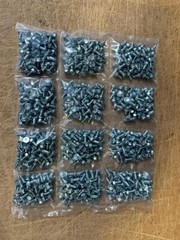 #8-32 X 5/16 Indented Hex Washer Head Screws TA Tap Tite Steel Zinc lot of 685