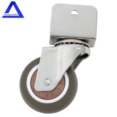 4PCS Heavy Duty U Bracket Shaped 2″ Caster Wheels (2 with brake & 2 without)