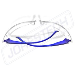 JORESTECH Vision BLUE frame clear Lens Safety Glasses Sunglasses Z87+ 12PACK