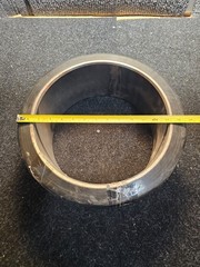 (QTY 1) Smooth Press-On Forklift Tire 14-1/2″ OD x 5-3/4″ Height