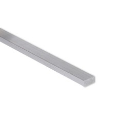 1/2″ x 1″ Aluminum Flat Bar, 6061 Plate, 12 Inch Length, T6511 Mill Stock, 0.5″