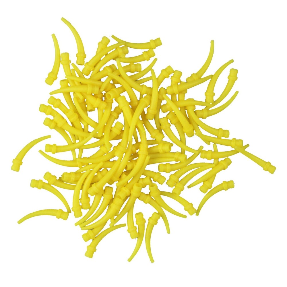 100Pcs/Bag Dental Disposable Intra Oral Impression Mixing Tips For Yellow Mixers