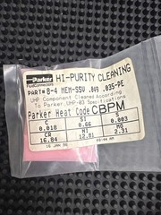 Parker 8-4 MEM-SSV .049 .035-PE, 1/2″X1/4″ Micro Weld Reducing 90°, 6LV-8MW-9-4P