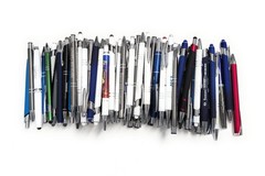 MISPRINT METAL PENS 500 ct Mixed Stylus/Executive/Soft Touch Bulk Click Pen Lot