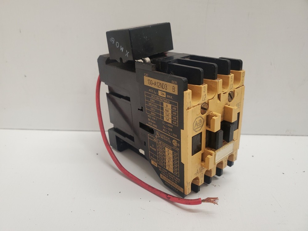 GUARANTEED! ALLEN-BRADLEY 110/120V COIL CONTACTOR 100-A12ND3