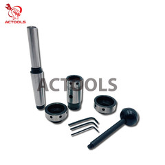 MT2 Lathe Tailstock Floating Type Die Holder Set Shank 2MT Inch Imperial Size