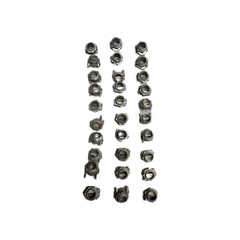 (30) OLD STOCK NEER C-500  3/8-inch, 2-screw, cast zinc electrical Connector