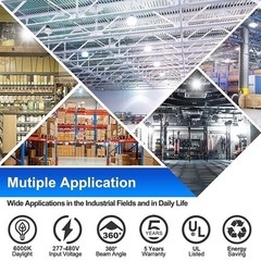 LED Corn Light Bulb 800W Equivalent 30000LM 200W Garage Warehouse Lights Fixture