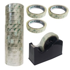 40 Transparent Clear 3 inch Core Tape 0.7″ 50 yards Length