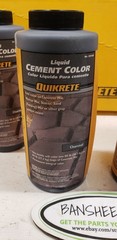 Quikrete Liquid Cement Color Charcoal Qty 6 10oz Bottles Cement Dye