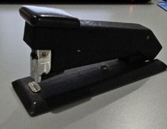 Vintage Bostitch Stapler ~ Black Textured Metal Heavy Duty made in USA