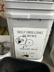 10 pounds Grip-Rite #6 X 1-5/8″ Phillips Bugle-Head Self-Drilling Drywall Screws
