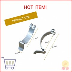 4Pcs Car Air Filter Clips, Metal Carbon Steel Air Cleaner Cover Clip Housing Box