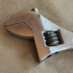 Vintage Blue-Point By Snap On Tools 8″ Crescent Adjustable Wrench Made in USA