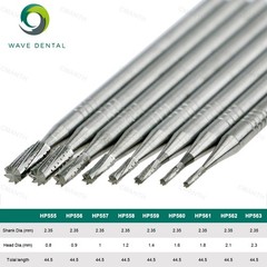 US WAVE Dental Carbide Burs HP Tungsten Carbide Burs Dia 2.35mm Drills 5Pcs